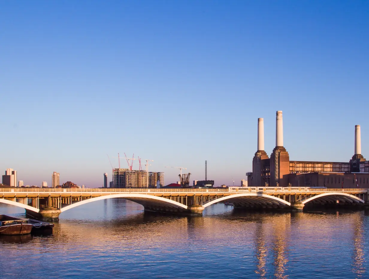 Battersea Bridge and Power Station