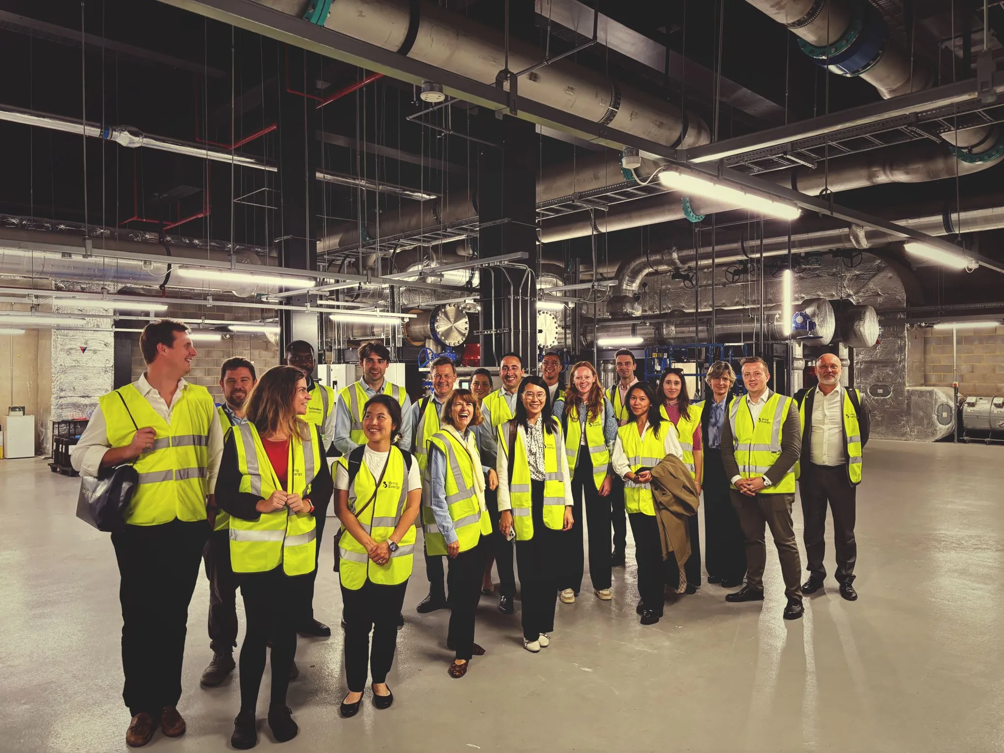 Team in High Visibility Jackets